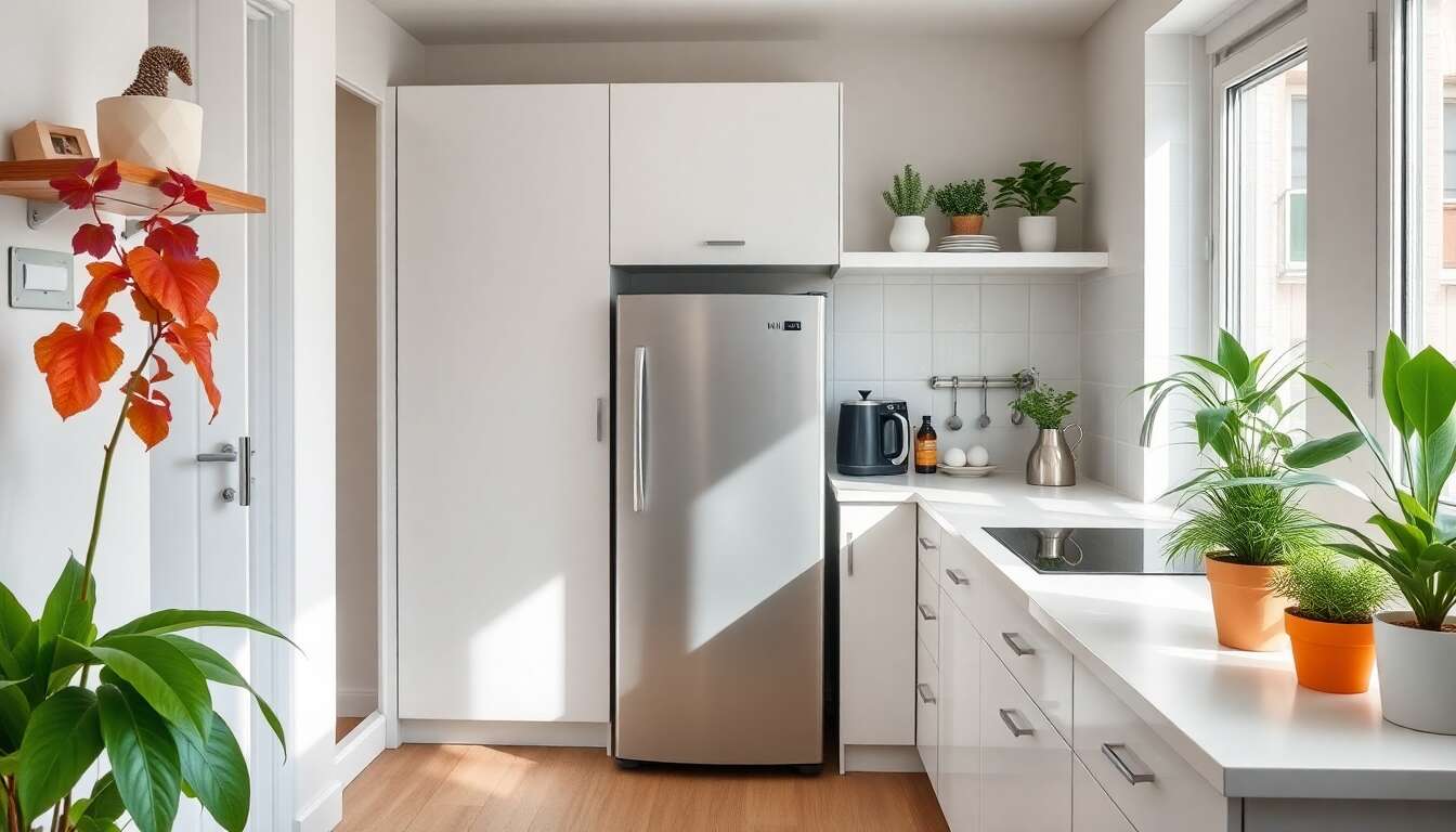 Optimisation de l'espace avec un mini frigo